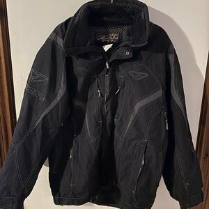 Men's size Large FXR snowmobiling Jacket and HJC snowmobiling pants